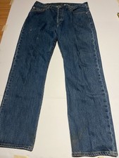 Vintage Levi 501 Jeans Button Fly 36x32 READ