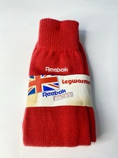NEW Red Vintage 1980 s Retro Reebok Fitness Aerobics Legwarmers Sweater Knit NOS