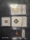 **GOLD,GOLD AND MORE GOLD.  3 GRADED EAGLES AND 1 GRAM GEIGER