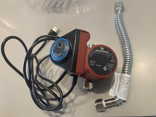 Grundfos UP15-10SU7P/TLC INSTANT HOT WATER Pump with 1 Valve 595916 WORKING