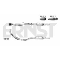 Ernst Katalysator Euro 4 FüR VW Polo 9N_ 1.4 16V 9A4 9A2 9N2 Skoda Fabia I