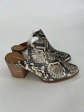 Report Snakeskin Print Temperance Block Heel ...