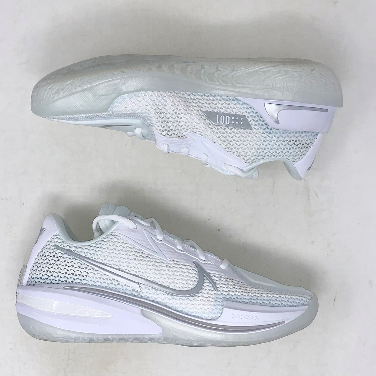 シューズ(男性用) Nike Air Zoom GT Cut \" White/Chrome\"26cm Nike G.T. Cut White Low-Profile Basketball Shoe | Hibbett