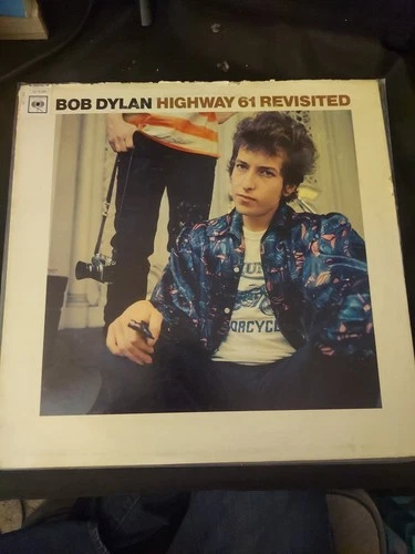 VTG Bob Dylan Highway 61 Revisited Vinyl Record Album LP, fair/worn Condition