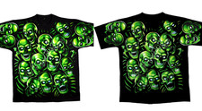 JUICY J STAY FLY SKULL PILE THREE 6 MAFIA 3D T Shirt Full Size S-5XL