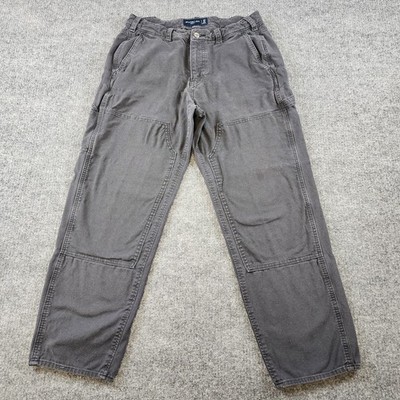 Abercrombie & Fitch Double Knee Pant Men's 32x30 Loose Fit