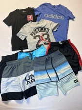 Lot Of Boys Clothes Adidas Under Armour Air Jordan ++ Shorts Shirts Youth Small