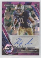 2021 Panini Prizm Draft Picks Purple Ice 85/99 Ben Skowronek #DPA-BSK Auto 0ea4
