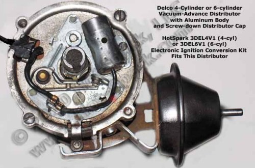 Electronic Ignition Conversion for 63-74 GM/Delco 6-cyl, Vac-Adv 1162A - 3DEL6V1 - Bild 2 von 2