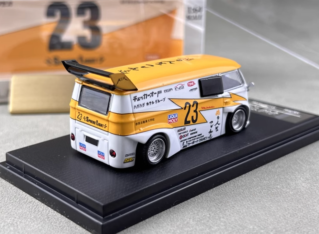 Aurora 1:64 VW T1 Van Camper Trailer RWB 964 Sport Model