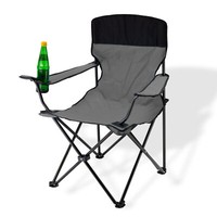 Faltstuhl Festivalstuhl Campingstuhl Klappstuhl Stuhl Mit Hoher Lehne Grau