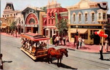 Vintage Postcard Upjohn Pharmacy Main Street Disneyland Anaheim California