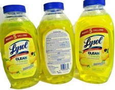Lysol LEMON L Y S 0 L Disinfectant CONCENTRATE MAKES 15 GAL