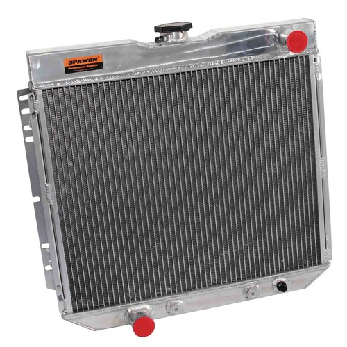 AT SPAWON For Ford Mustang Maverick Mercury Comet Cougar 69-73 3Row Radiator - Picture 4 of 7