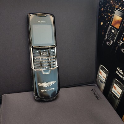 RARE GENUINE NOKIA 8800 BLACK ASTON MARTIN EDITION UNLOCKED 2G GSM MOBILE PHONE