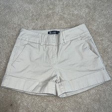 New York Company 7th Avenue Cuffed Khaki Shorts Size 0