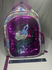 Unicorn Backpack for Girls Backpacks Elementary Preschool Bag Purple Sequins