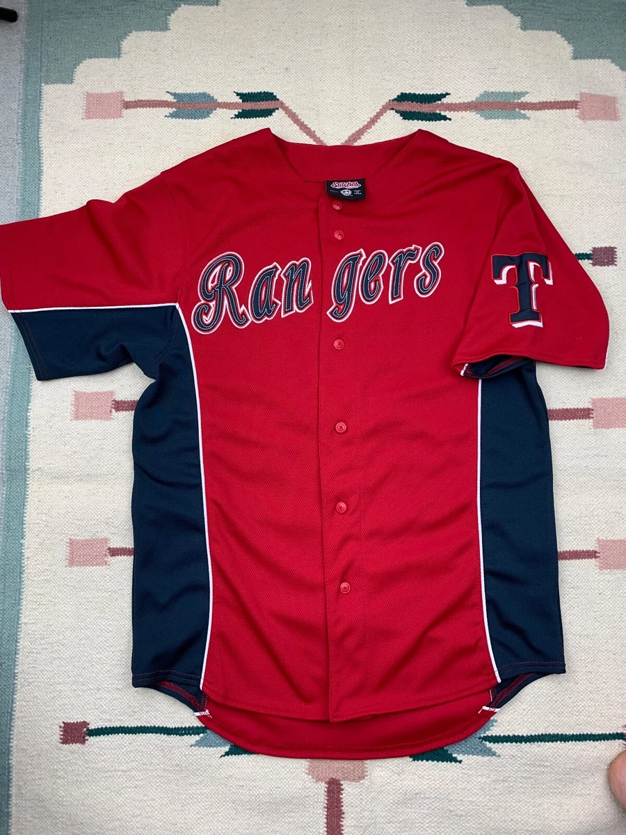 Black and red texas rangers jersey 2025