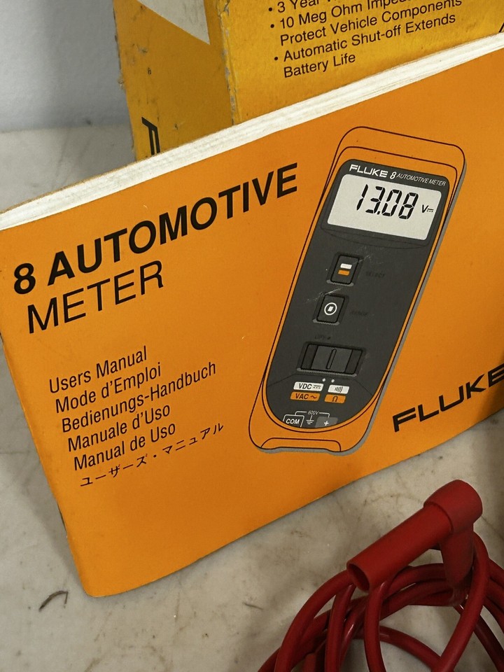 Fluke 8 automotive multimeter untested ebay