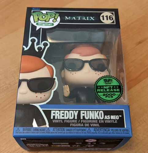 Funko Pop! Digital #116 The Matrix Freddy Funko as NEO Royalty LE /2000