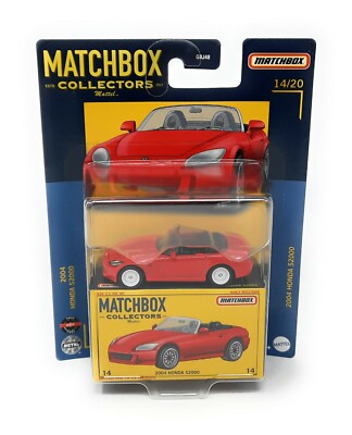 Matchbox Collectors 2004 Honda S2000 rot Box Blister MBX Superfast