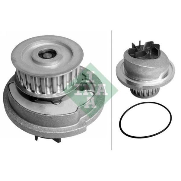 Ina Wasserpumpe FüR Opel Astra G Cc F48_ F08_ F35_ Meriva T98 F69_ F70-image