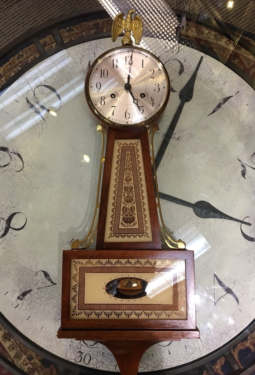 ★アンティーク 古時計 ⑤ Seth Thomas Brookfield 6W E530 Series Wall Clock | eBay