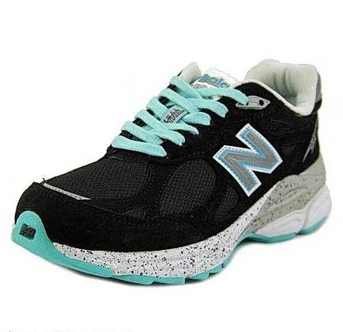 NEW BALANCE 990 W990 Black Gray Turquoise Reflective Running Shoes Women  Wide | eBay
