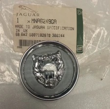JAGUAR  XJ6 XJ8 XJ12 XJR XJS WHEEL CENTER BADGE CAP x1 Grey Silver GENUINE NEW