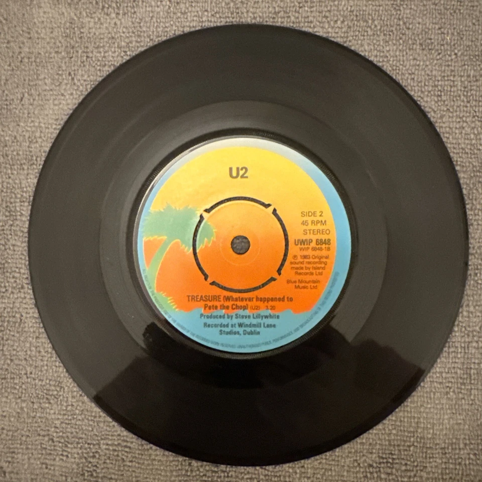 U2 New Year's Day 1983 UK 4-track 7" vinyl single EP Long Version extended - Image 4 of 4