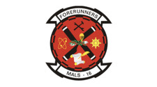 4" us marine corps mals-16 marine aviation logistics forerunners decal usa made