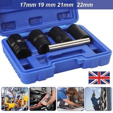 1/2" Locking Wheel Nut Remover Set Stud Bolt Impact Twist Socket Extractor Tool