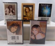 Cassette Tape Lot x5 BARBRA STREISAND Greatest Hits A Star is Born Memories Xmas