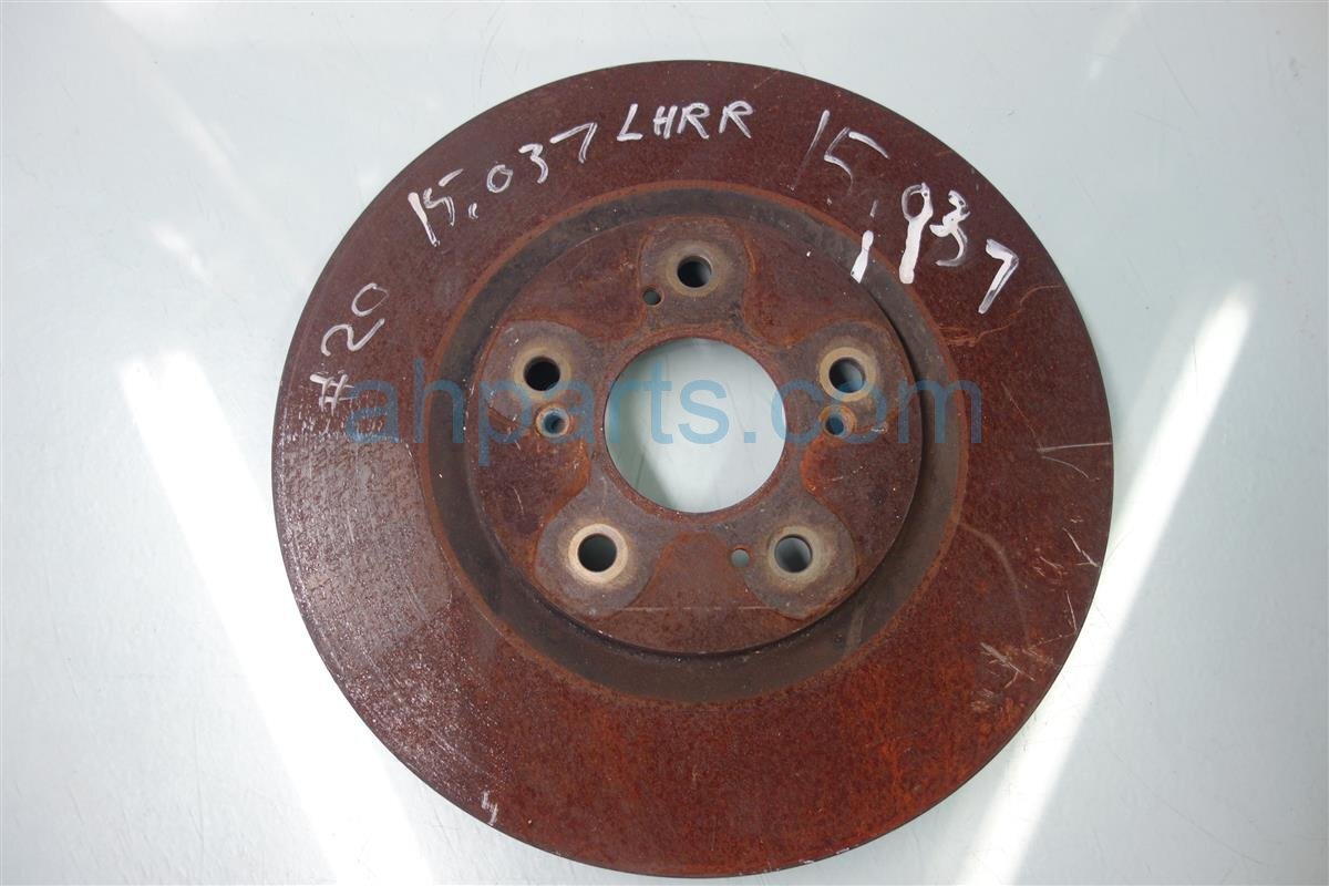 1997-2005 Acura Nsx Rear Brake Rotor 43251-Sl0-J00