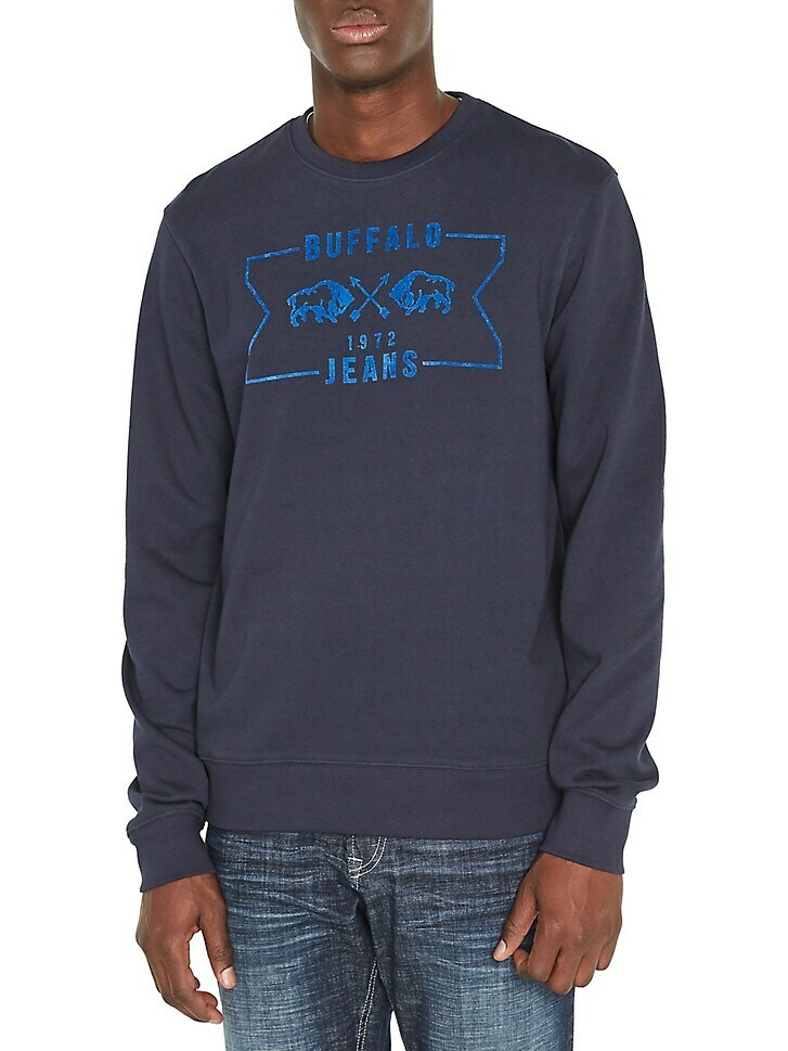 Buffalo David Bitton Men's Facory Logo Sweatshirt Pullover