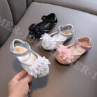 Toddlers Baby Girls Wedding Party Mary Jane Shoes Dress School Flat Shoes Size