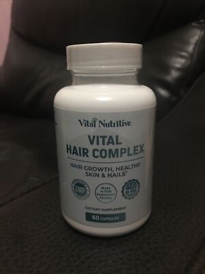 VITAL NUTRITIVE Vital Hair Complex: Boost Hair Growth, Healthy Skin & Nails!
