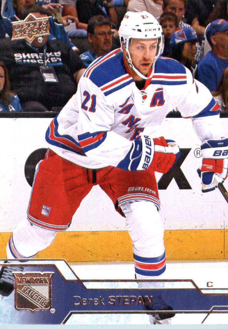 2016-17 Upper Deck #124 Derek Stepan New York Rangers