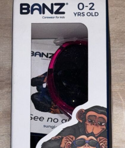 Baby Banz Sunglasses Infant Sun Protection for Babies & Toddlers 0-2Y Red New - Picture 6 of 6