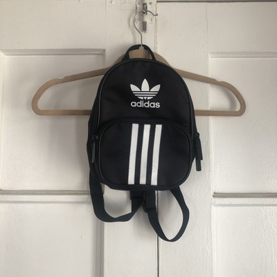 Women Adidas Originals Santiago Mini Backpack Black/White