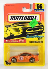 Matchbox Opel Calibra DTM orange New Model 1997 #66