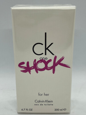 (174,95 /L) Calvin Klein CK one Shock for Her 200 ml EdT Spray Neu/OvP