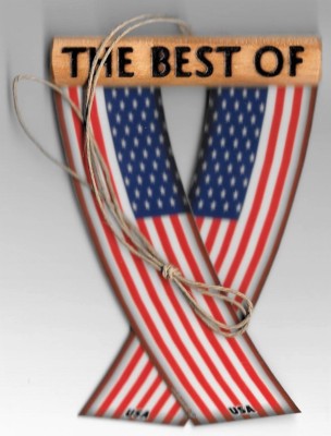 Rear view mirror car flags United States USA unity flagz for inside the car