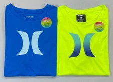 Boy's Youth Hurley UPF 50+ UPF Swim H2O Dri Shirt NEW