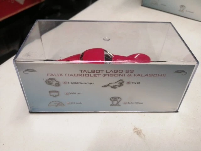 Altaya Ixo TALBOT LAGO SS FAUX CABRIOLET (FIGONI & FALASCHI) - 1938 1/43 - 494 - Photo 4/4