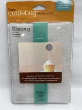 New Cricut Cuttlebug Basic Shapes 5x7 Embossing Folder & Icon Border Folder NEW