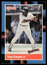 1988 Donruss #164 Tony Gwynn San Diego Padres baseball card