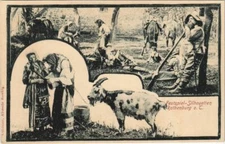 CPA AK Rothenburg Festspiel, Silhouetten GERMANY (1076701)