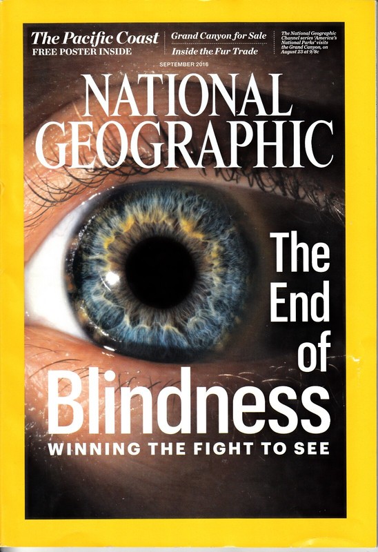 National Geographic Magazine September 2016 The End of Blindness