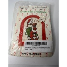 NEW Whimsical Christmas Cross Stitch kit Ornament size